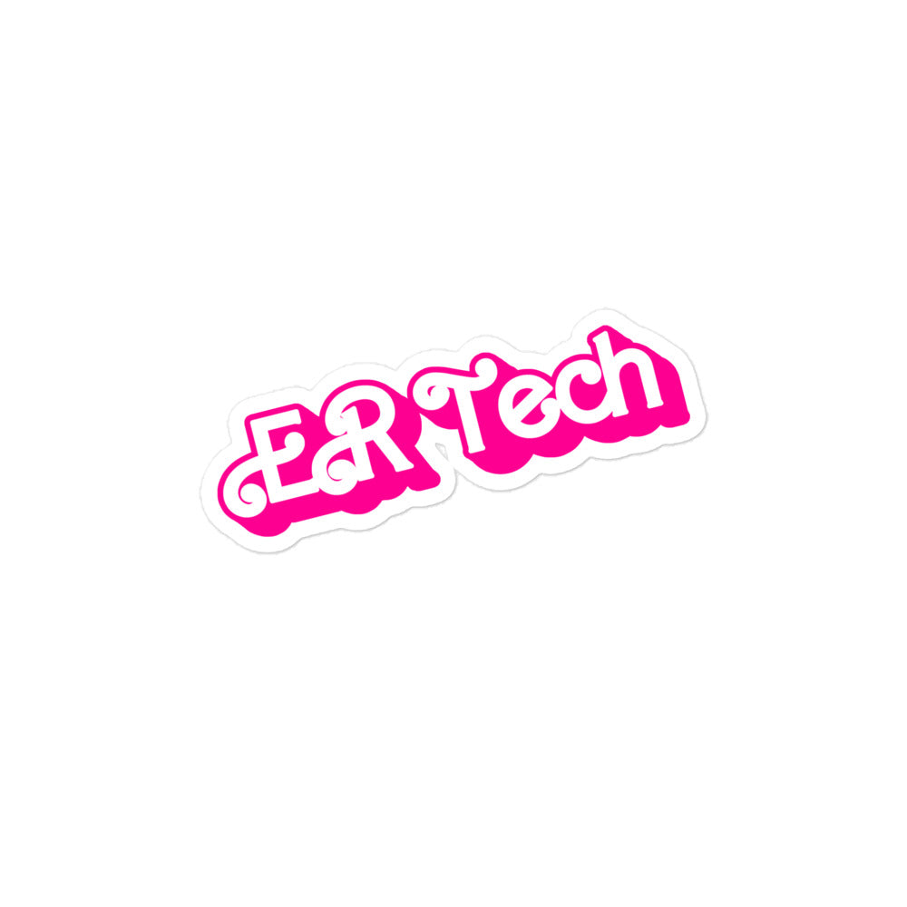 Barbie ER Tech Sticker