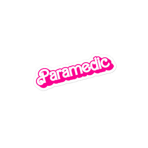 Barbie Paramedic Sticker