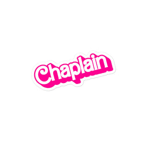 Barbie Chaplain Sticker