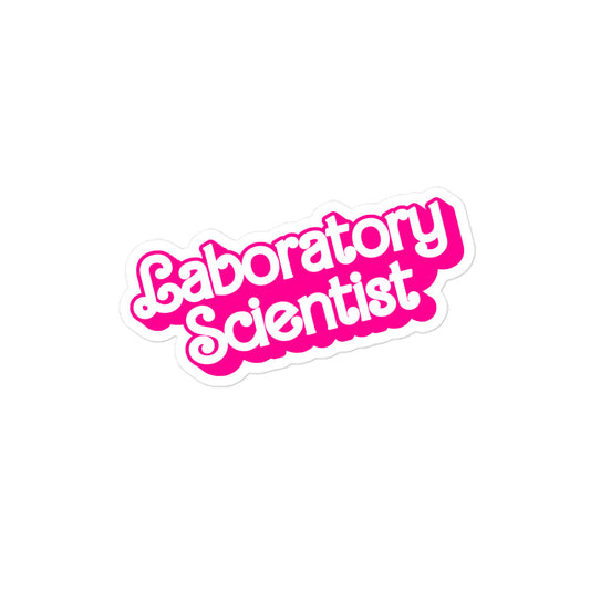Barbie Laboratory Scientist Sticker