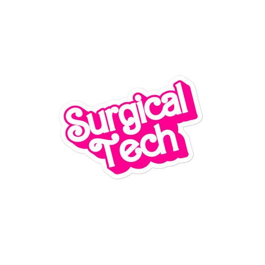 Barbie Surgical Tech Sticker