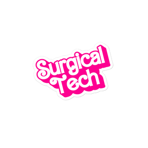 Barbie Surgical Tech Sticker