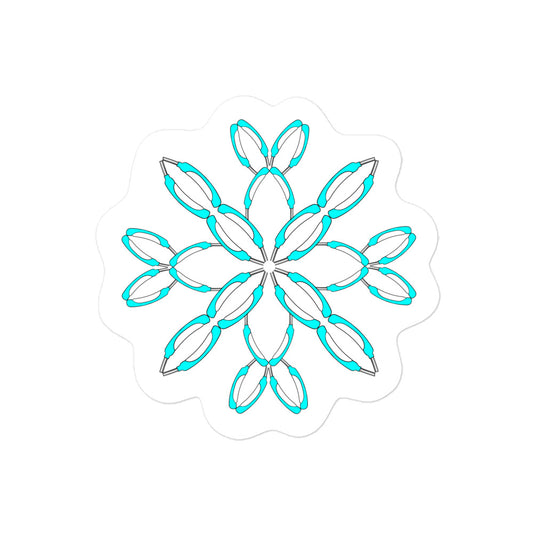 PureWick Snowflake Sticker