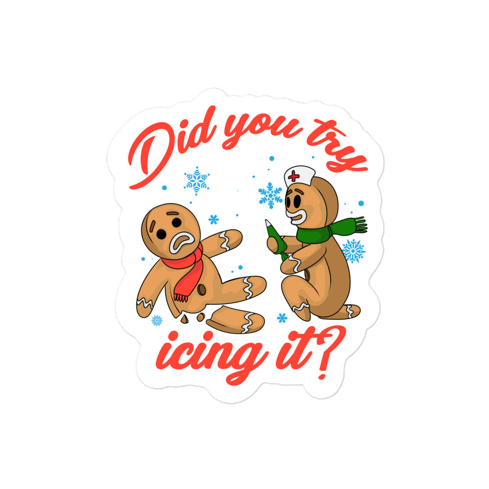 Did You Try Icing It? Sticker – Code Blue Memes