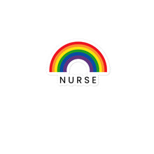 Load image into Gallery viewer, Rainbow Nurse Sticker
