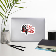 Load image into Gallery viewer, I&#39;m Calling For Report Ghostface Sticker

