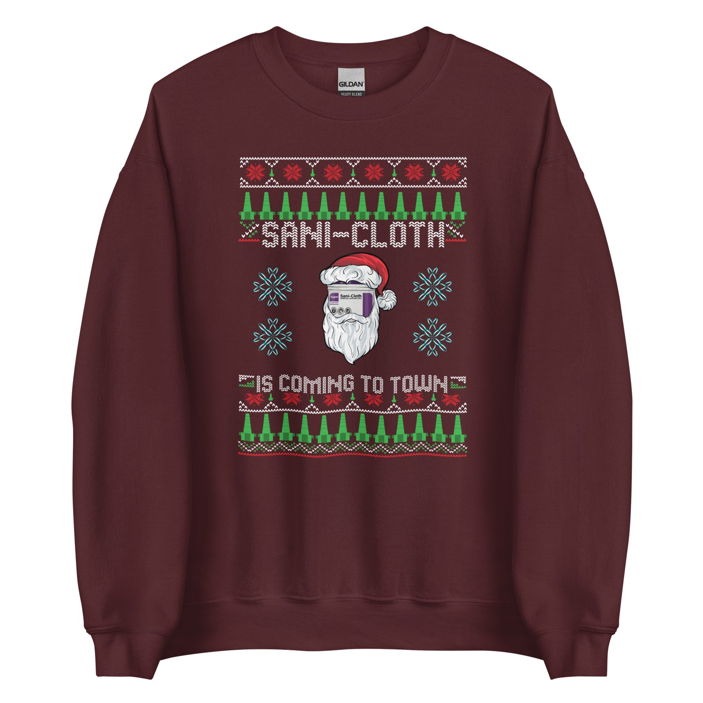 Sani Cloth Is Coming To Town Ugly Christmas Sweater