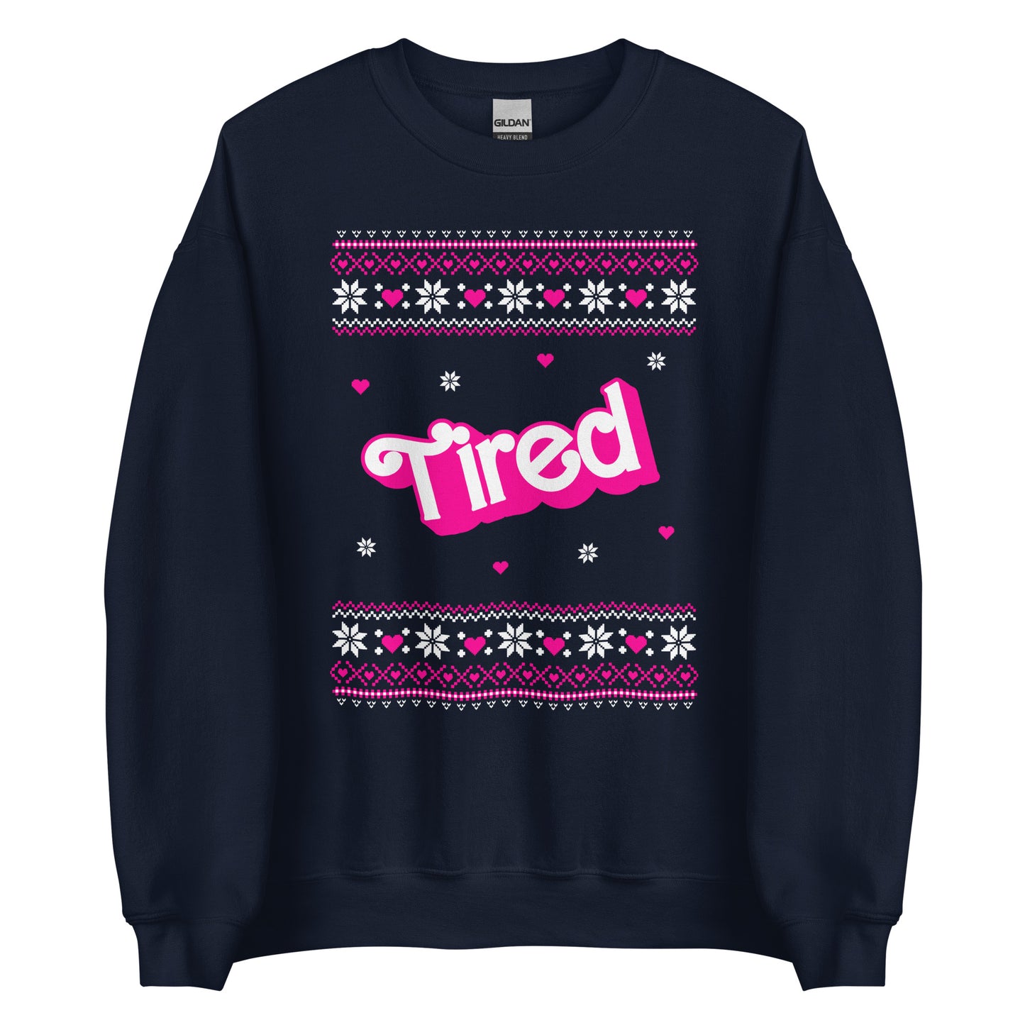 Barbie Tired Ugly Christmas Sweater