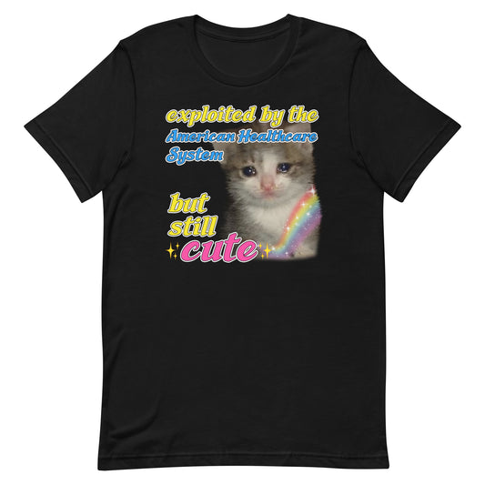 Exploited by the American Healthcare System Cat Tee