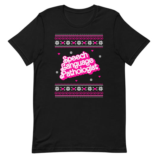 Barbie Speech Language Pathologist Christmas T-shirt