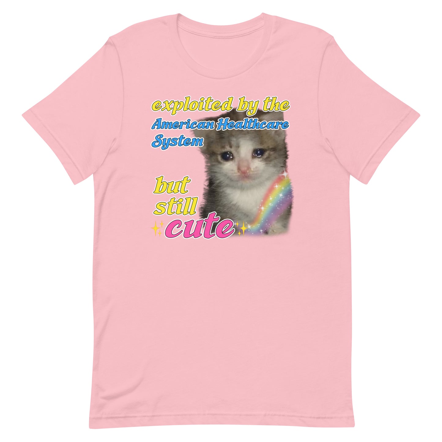 Exploited by the American Healthcare System Cat Tee