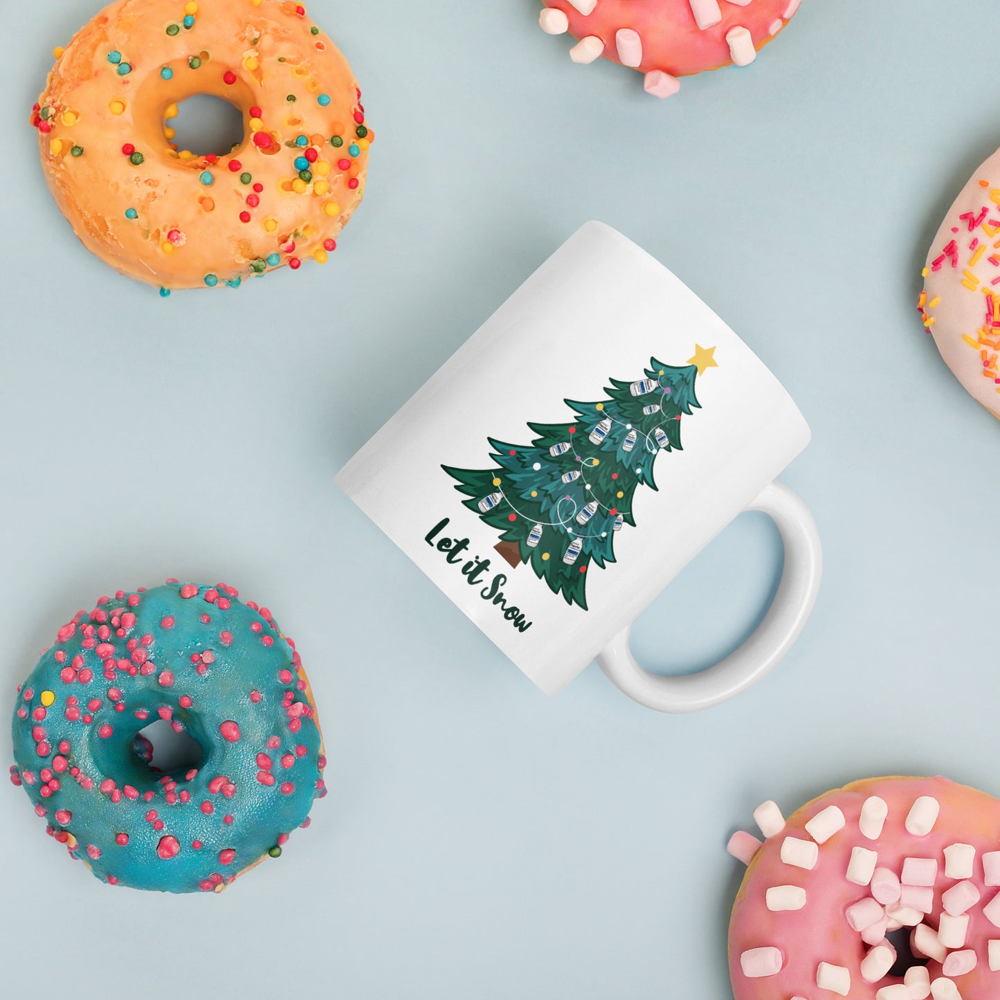 Let It Snow Propofol Christmas Tree Mug