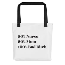Load image into Gallery viewer, 100% Bad Bitch Tote bag
