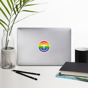 Healthcare Homosexual Caduceus Sticker