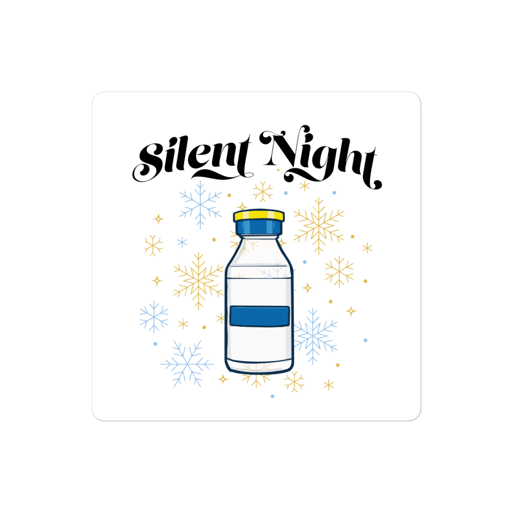 Silent Night Sticker