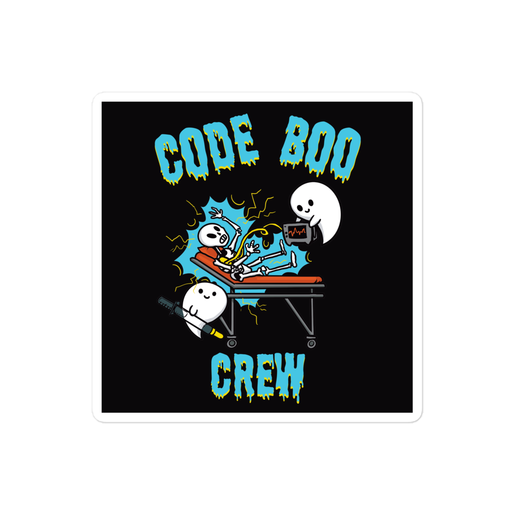 Code Boo Crew Sticker – Code Blue Memes