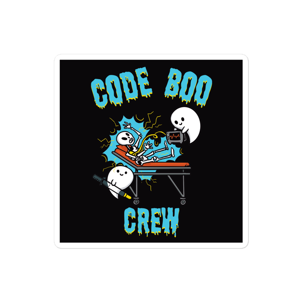 Code Boo Crew Sticker