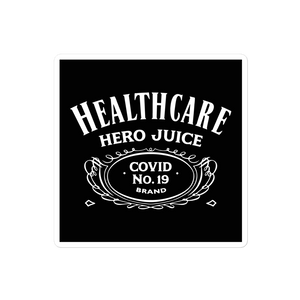 Healthcare Hero Juice Sticker