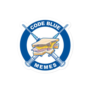 Classic Code Blue Memes Sticker
