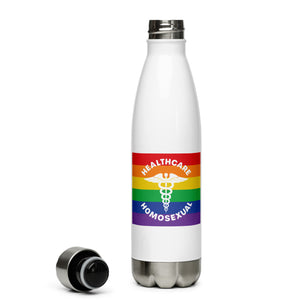 Healthcare Homosexual Caduceus Water Bottle