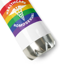 Load image into Gallery viewer, Healthcare Homosexual Caduceus Water Bottle
