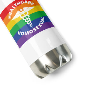Healthcare Homosexual Caduceus Water Bottle