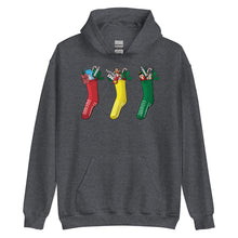 Load image into Gallery viewer, Grippy Christmas Stockings Hoodie
