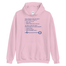 Load image into Gallery viewer, Too ugly to stop your heart (entire tweet) Hoodie
