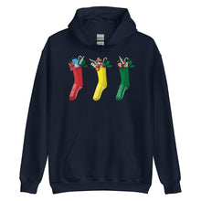Load image into Gallery viewer, Grippy Christmas Stockings Hoodie
