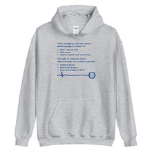Load image into Gallery viewer, Too ugly to stop your heart (entire tweet) Hoodie
