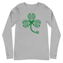 Load image into Gallery viewer, Stethoscope Shamrock Long Sleeve Tee
