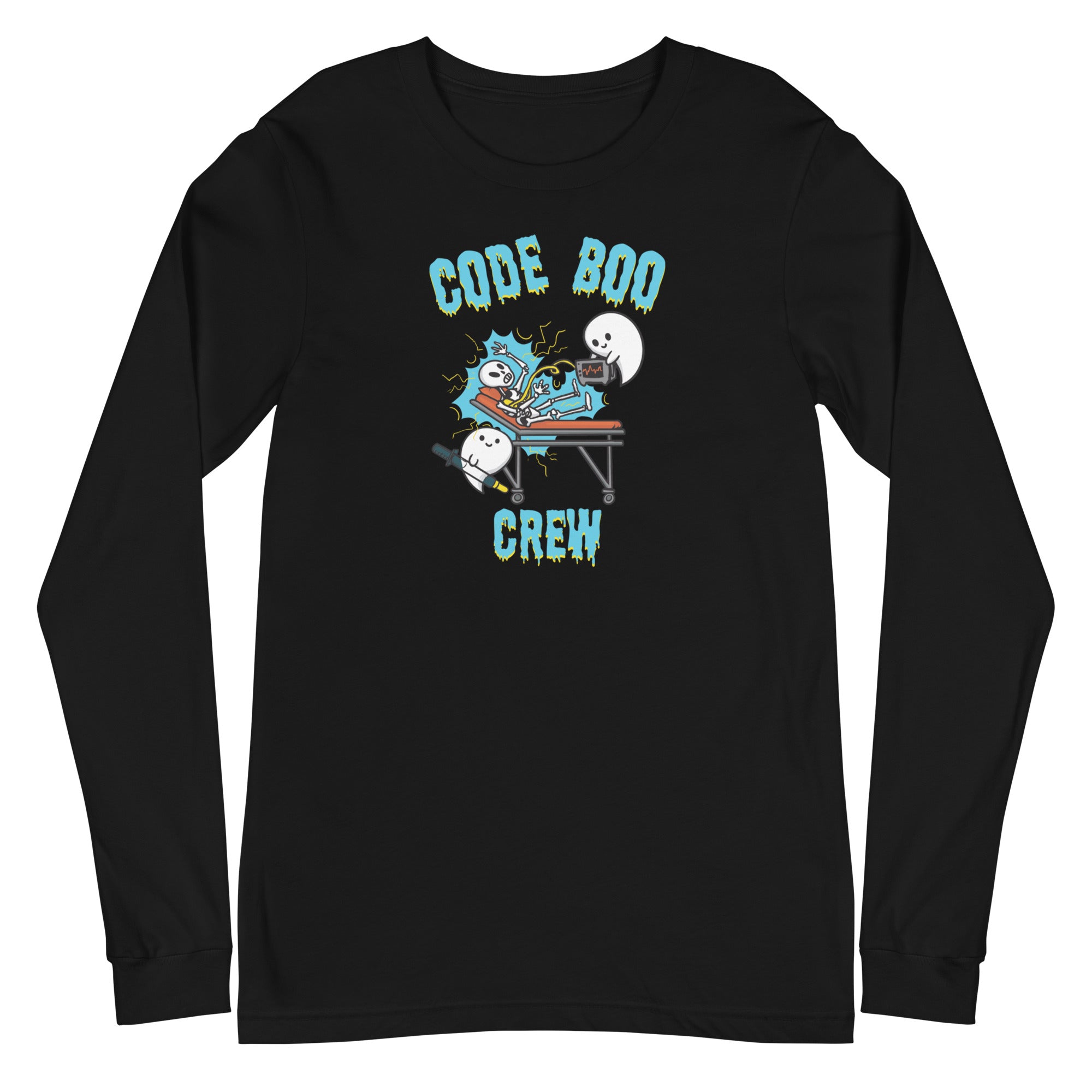 Code Boo Crew Long Sleeve Tee – Code Blue Memes