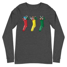 Load image into Gallery viewer, Grippy Christmas Stockings Long Sleeve Tee
