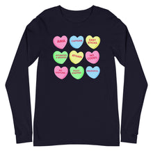 Load image into Gallery viewer, Candy Hearts Long Sleeve Tee
