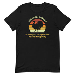 Masked & Vaxxed Thanksgiving Tee