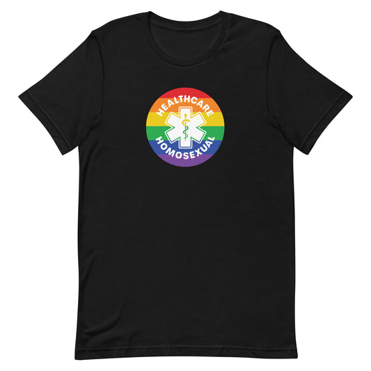 Healthcare Homosexual Rod of Asclepius Tee